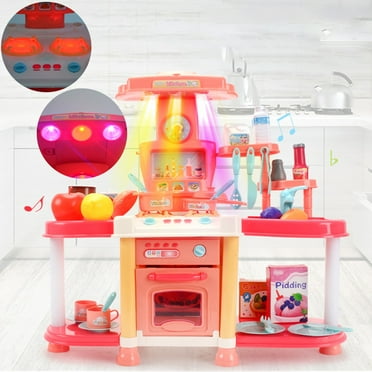 TOYANDONA Kids Kitchen Pretend Play Toys Mini Water Dispenser with Light Sound Toy Kitchen Role Play Preschool Toy for Kids Christmas Party Favor Gift 